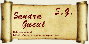 Sandra Gucul vizit kartica